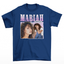 Camiseta Básica Mariah Carey Vintage- Azul-marinho