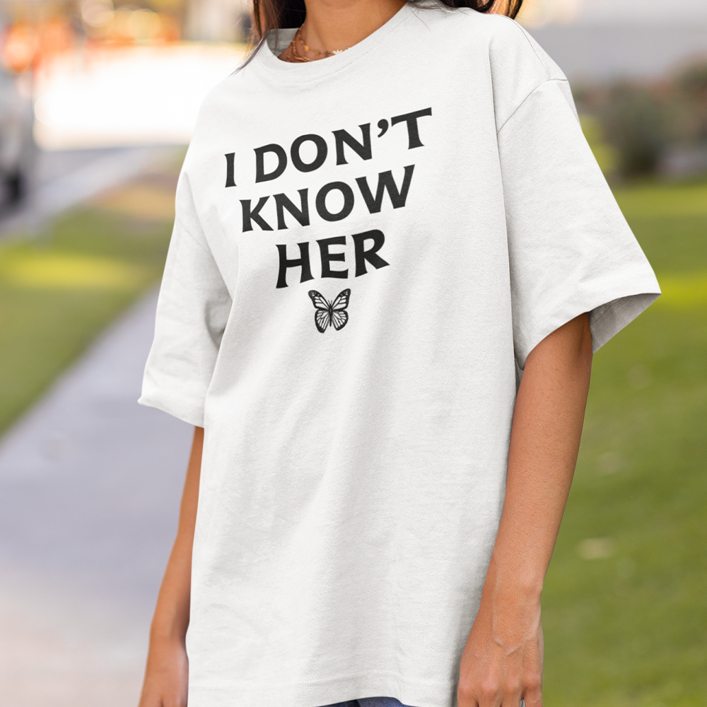 Camiseta Básica Mariah Carey I Don't Know Her- branco