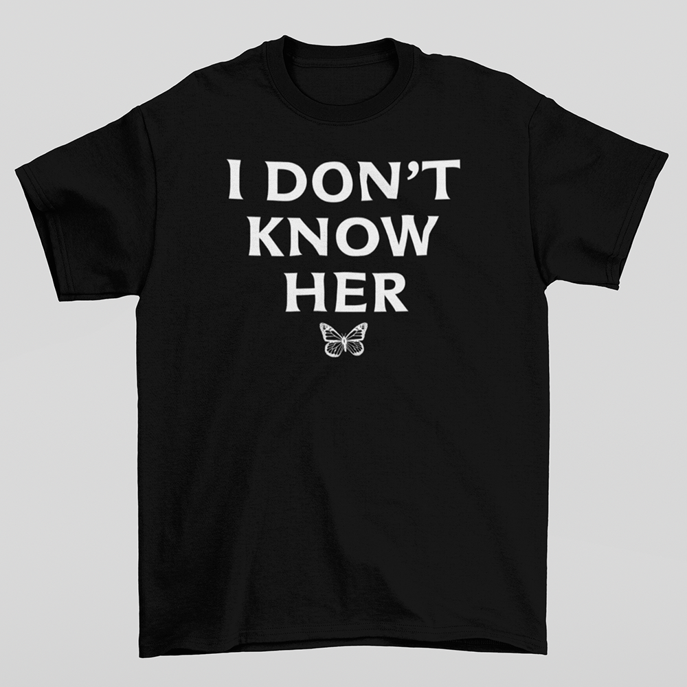 Camiseta Básica Mariah Carey I Don't Know Her- preto