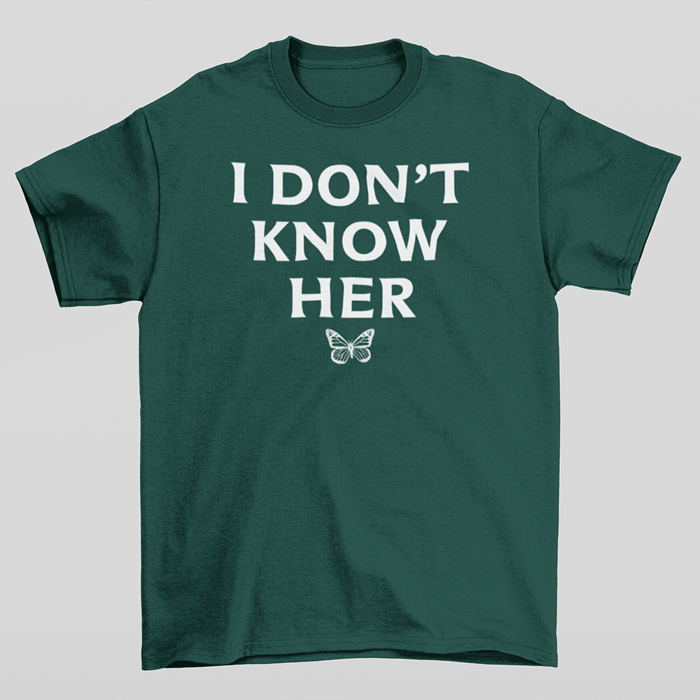 Camiseta Básica Mariah Carey I Don't Know Her- verde