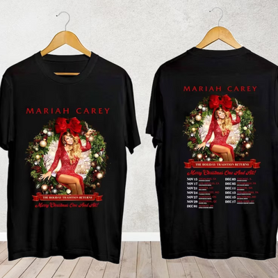 Camiseta Básica Christmas Mariah Carey Xmas