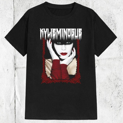 Camiseta Básica Kylie Minogue Metal Style