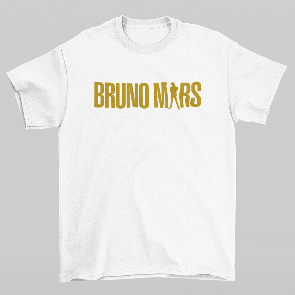 Camiseta Básica Bruno Mars Logo