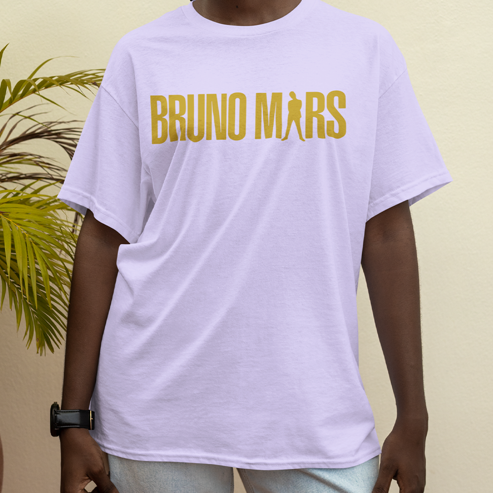 Camiseta Básica Bruno Mars Logo