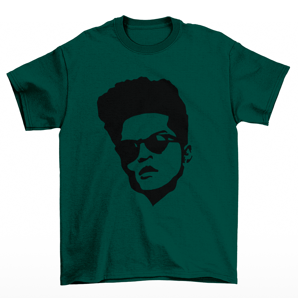 Camiseta Básica Bruno Mars Draw