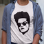 Camiseta Básica Bruno Mars Draw