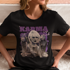 Camiseta Básica Karma Is Real Taylor Swift