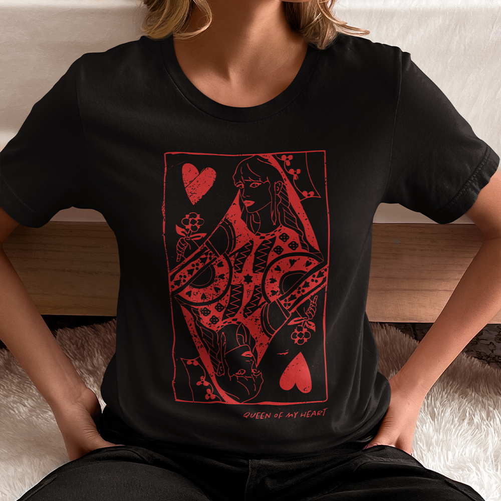 Camiseta Básica Queen Of My Heart Taylor Swift