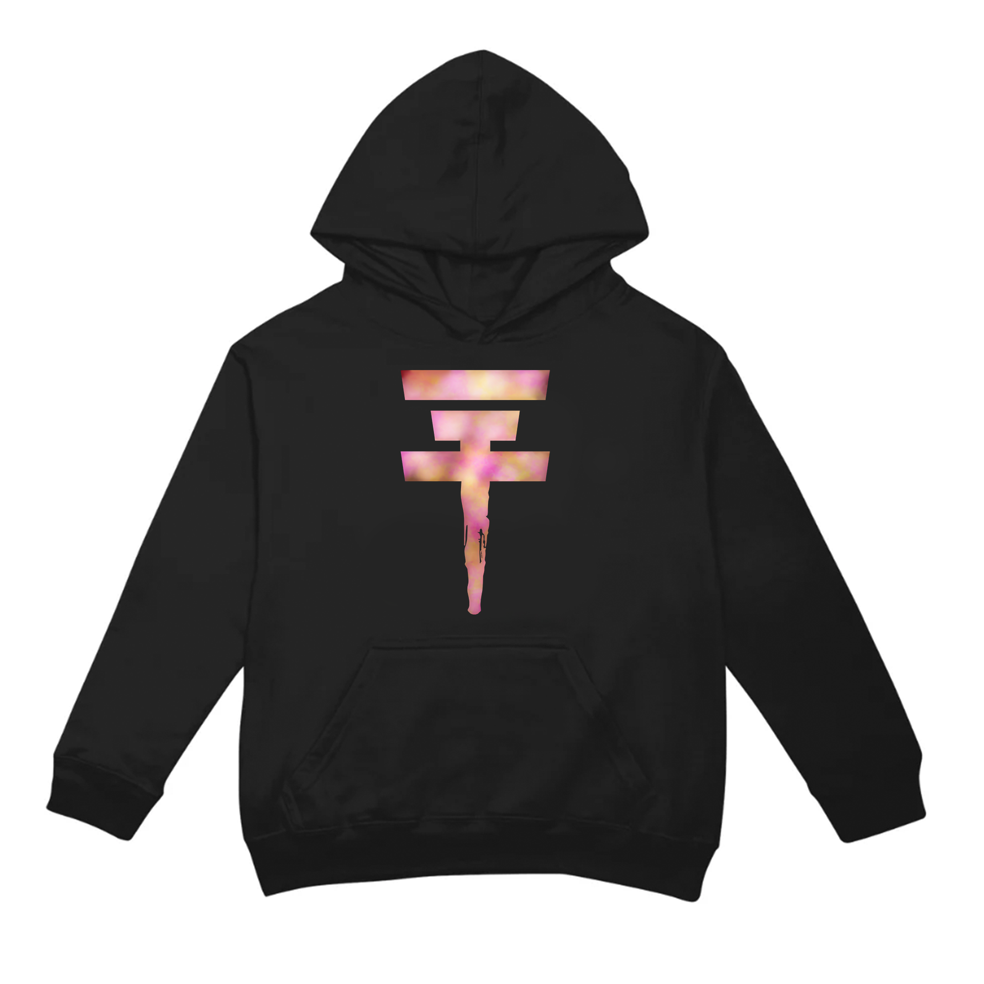 Moletom Canguru Logo Tokio Hotel - preto