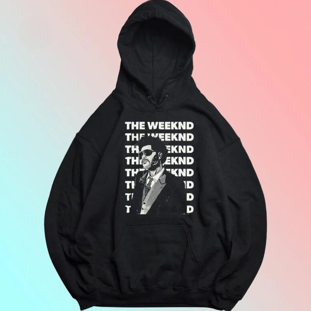 Moletom Canguru The Weeknd Vintage - preto