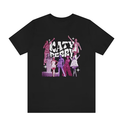 Camiseta Básica Katy Perry Monochrome Photography