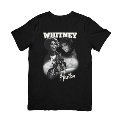 Camiseta Básica Whitney Houston Motorcycle