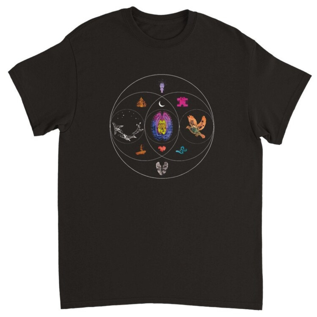 Camiseta Básica Coldplay Music Of Spheres