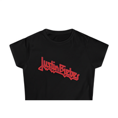 Camiseta Cropped Justin Bieber Name