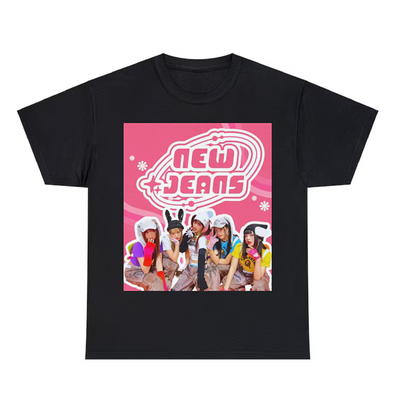 Camiseta Básica NewJeans Nostalgic