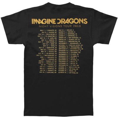 Camiseta Básica Imagine Dragons N.V Tour