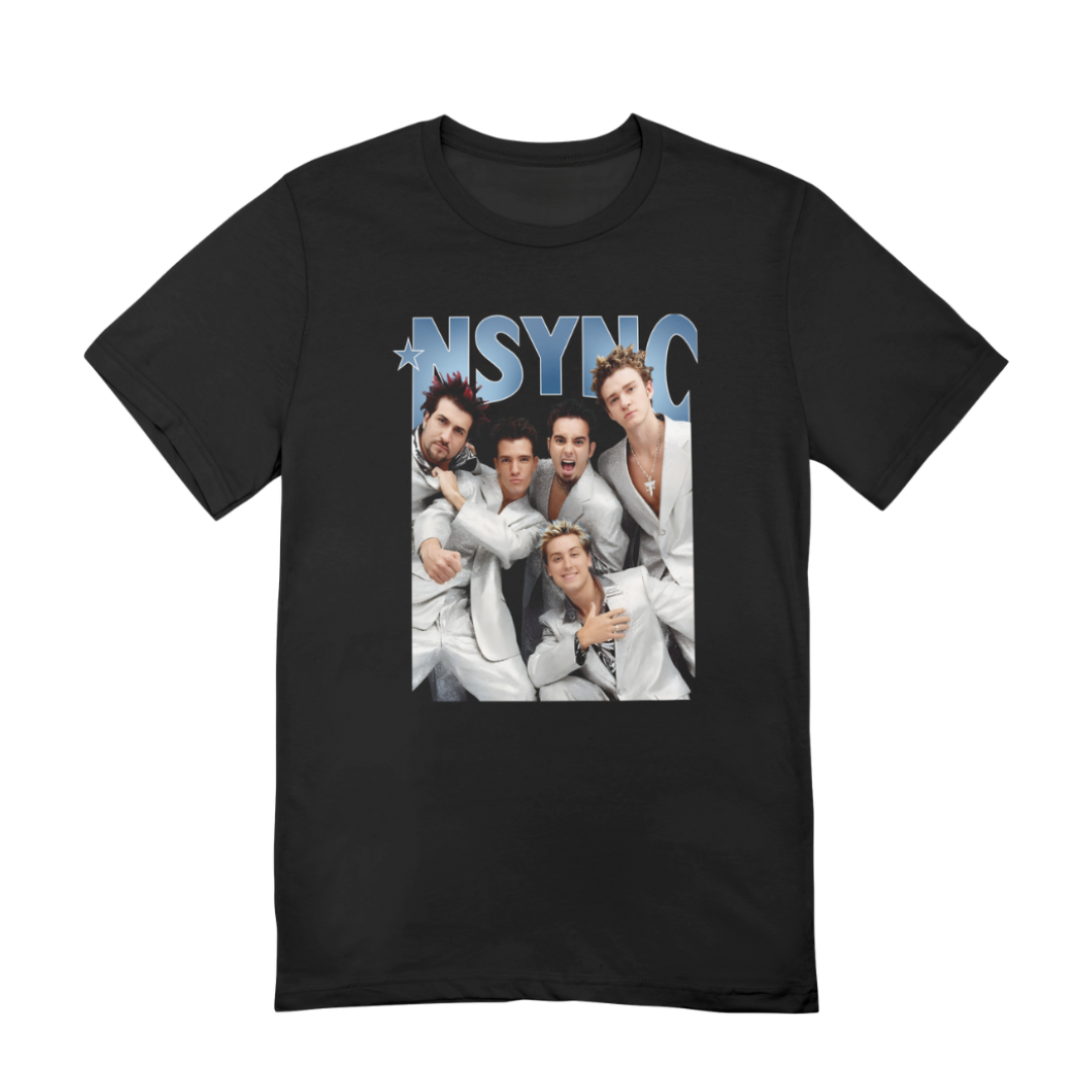 Camiseta Básica Nsync Strike A Pose