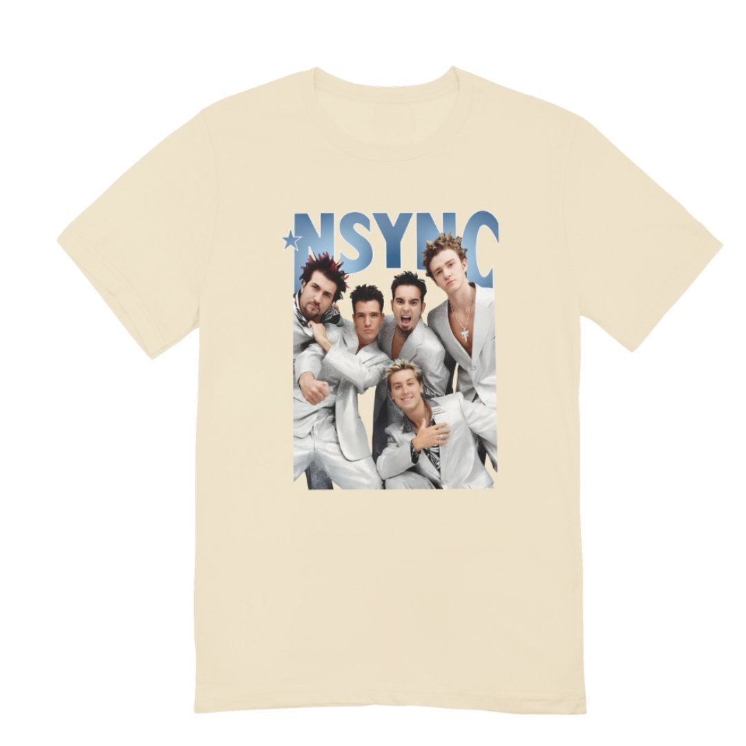 Camiseta Básica Nsync Strike A Pose