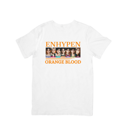 Camiseta Básica Enhypen Orange Blood