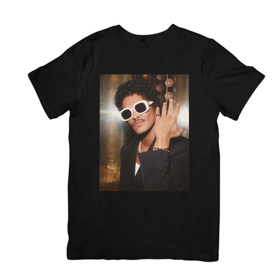 Camiseta Básica Bruno Mars Photo Rich