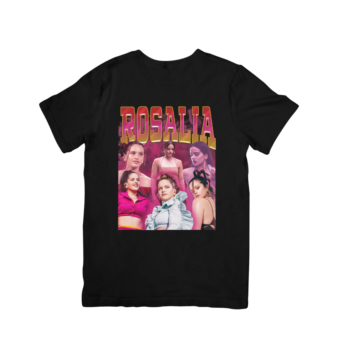 Camiseta Básica Rosalia Pink Collab