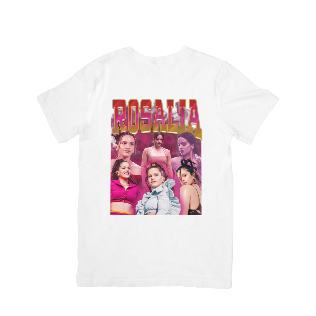 Camiseta Básica Rosalia Pink Collab