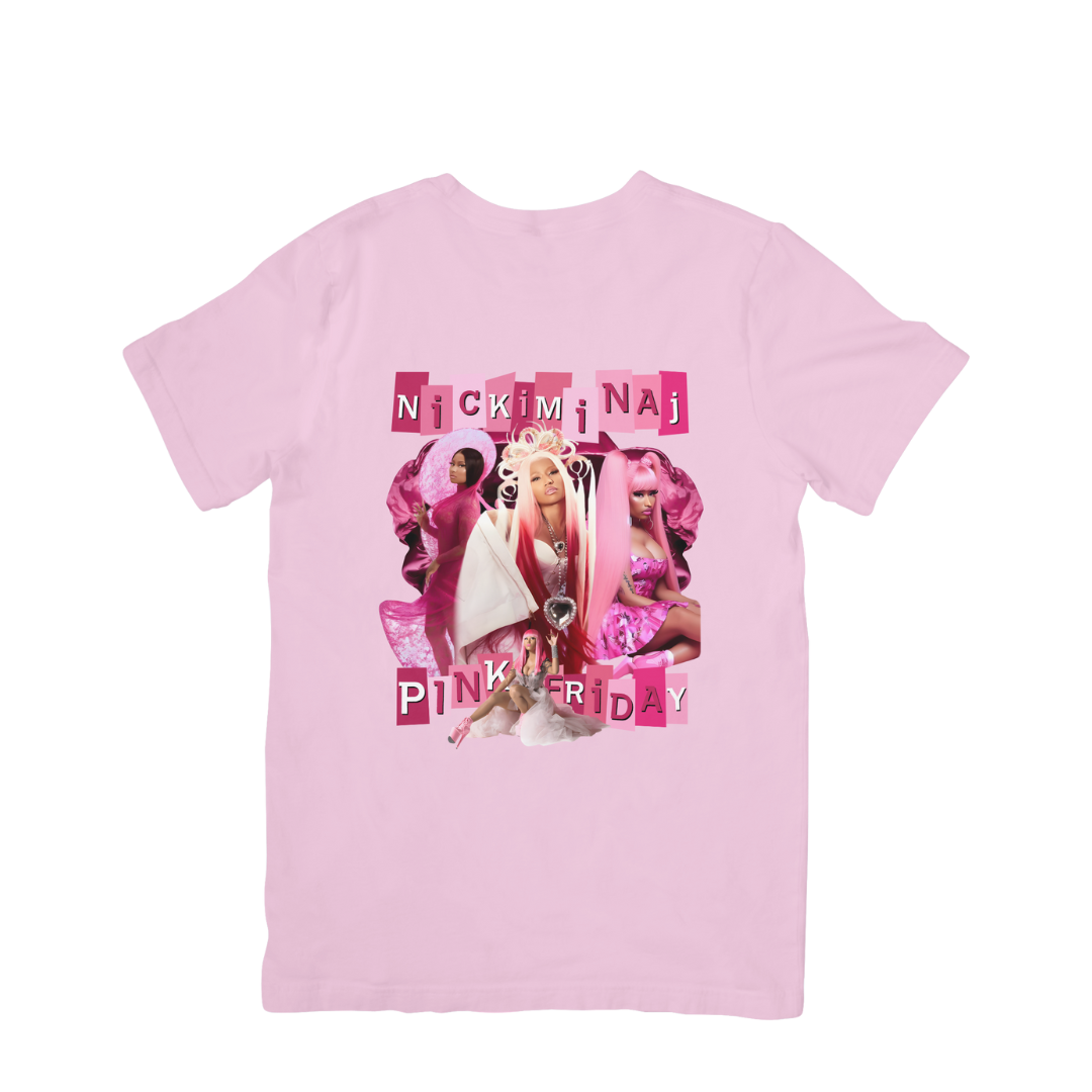 Camiseta Básica Nicki Minaj Pink Friday Collab