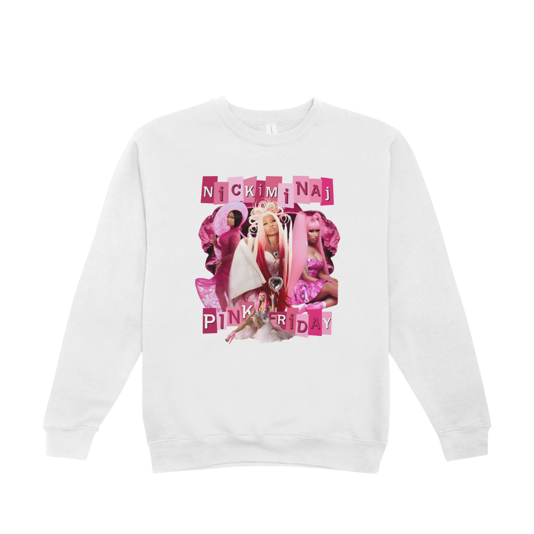 Moletom Gola Redonda Nicki Minaj Pink Friday Collab