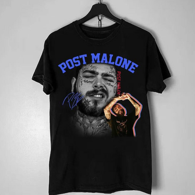 Camiseta Básica Post Malone Collab Graphic