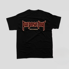 Camiseta Básica Justin Bieber Purpose Tour