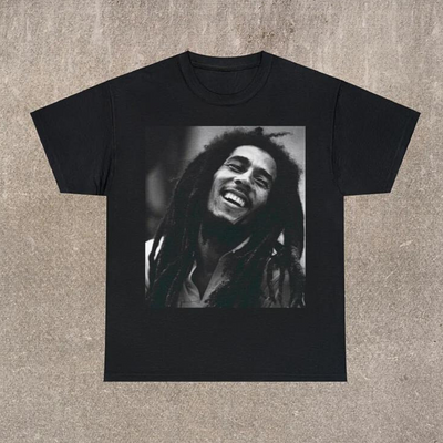 Camiseta Básica Bob Marley P&B