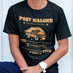 Camiseta Básica Post Malone Tour