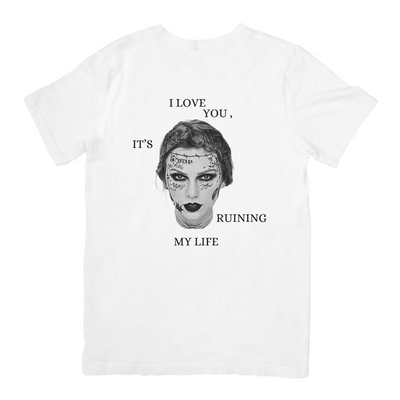 Camiseta Básica Taylor Swift Ruining My Life