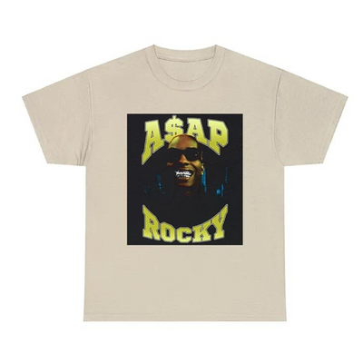 Camiseta Básica Asap Rocky Retro Graphic