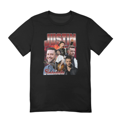 Camiseta Básica Justin Timberlake Retro Vintage