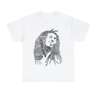 Camiseta Básica Bob Marley Retro