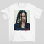 Camiseta Básica Rihanna 90's Retro Rap- branco