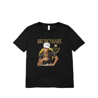 Camiseta Básica Bruno Mars XXIV Magic