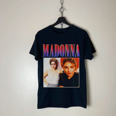 Camiseta Básica Madonna Rebel Heart Preto