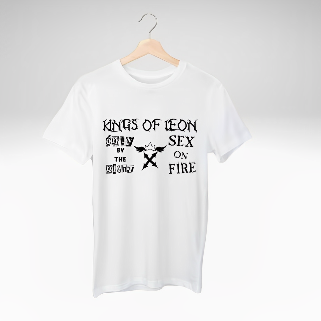 Camiseta Básica Kings Of Leon Sex On Fire – Saoko