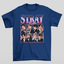 Camiseta Básica Stray Kids Graphic- AZUL-MARINHO