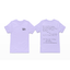 camiseta básica lilás taylor swift estampa de  carta