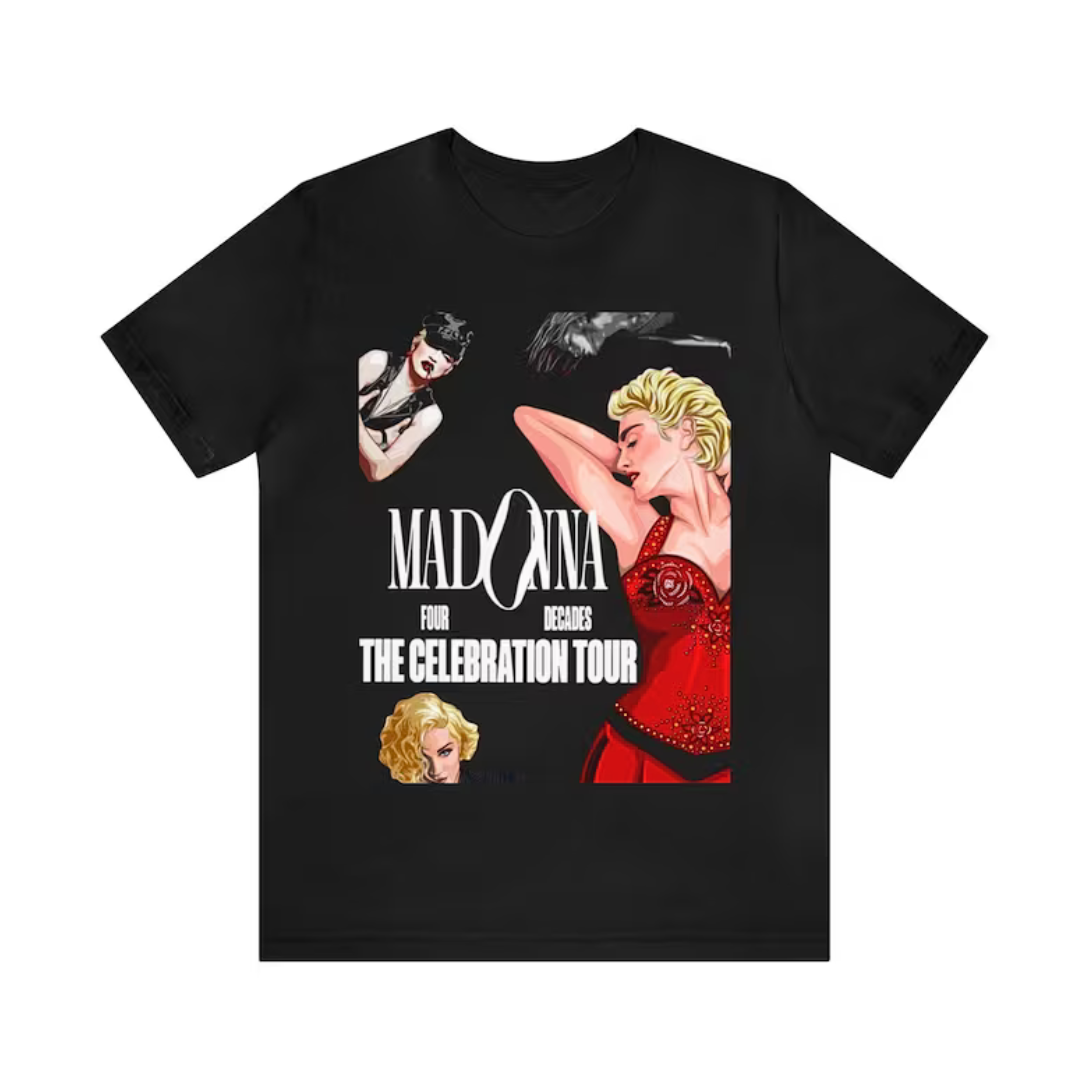 Camiseta Básica Madonna TCT Illustrated