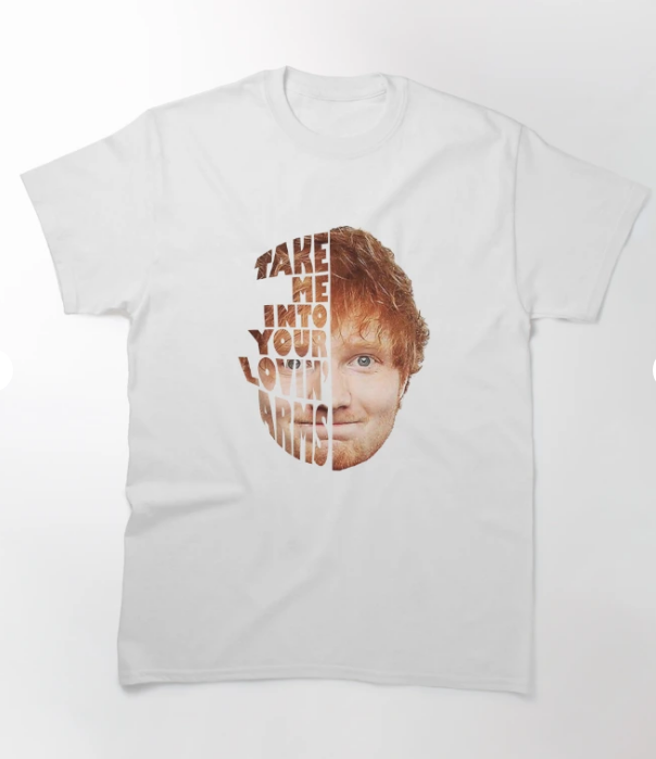 Camiseta Básica Ed Sheeran TMIYLA