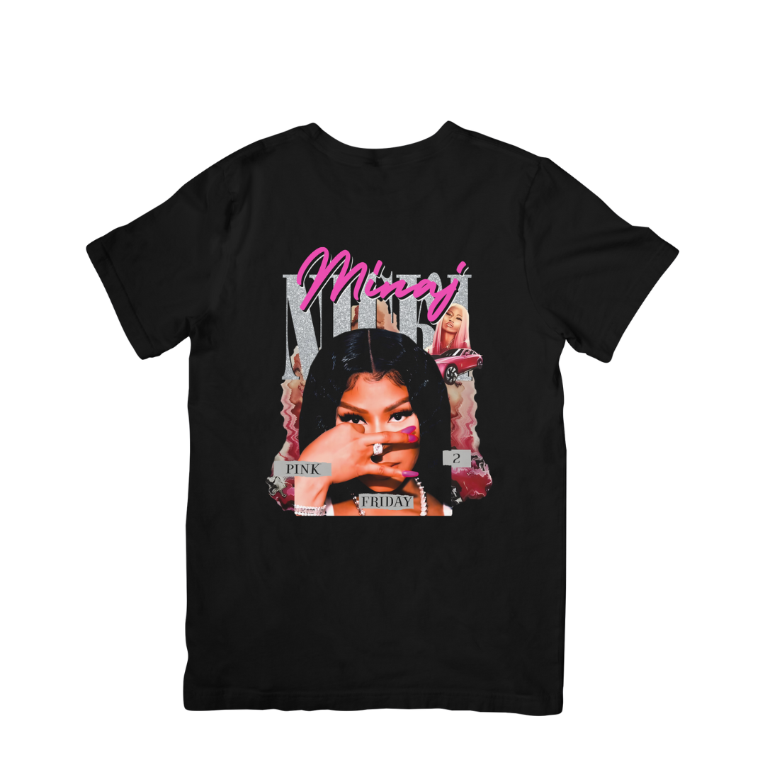 Camiseta Básica Nicki Minaj Tour Graphic