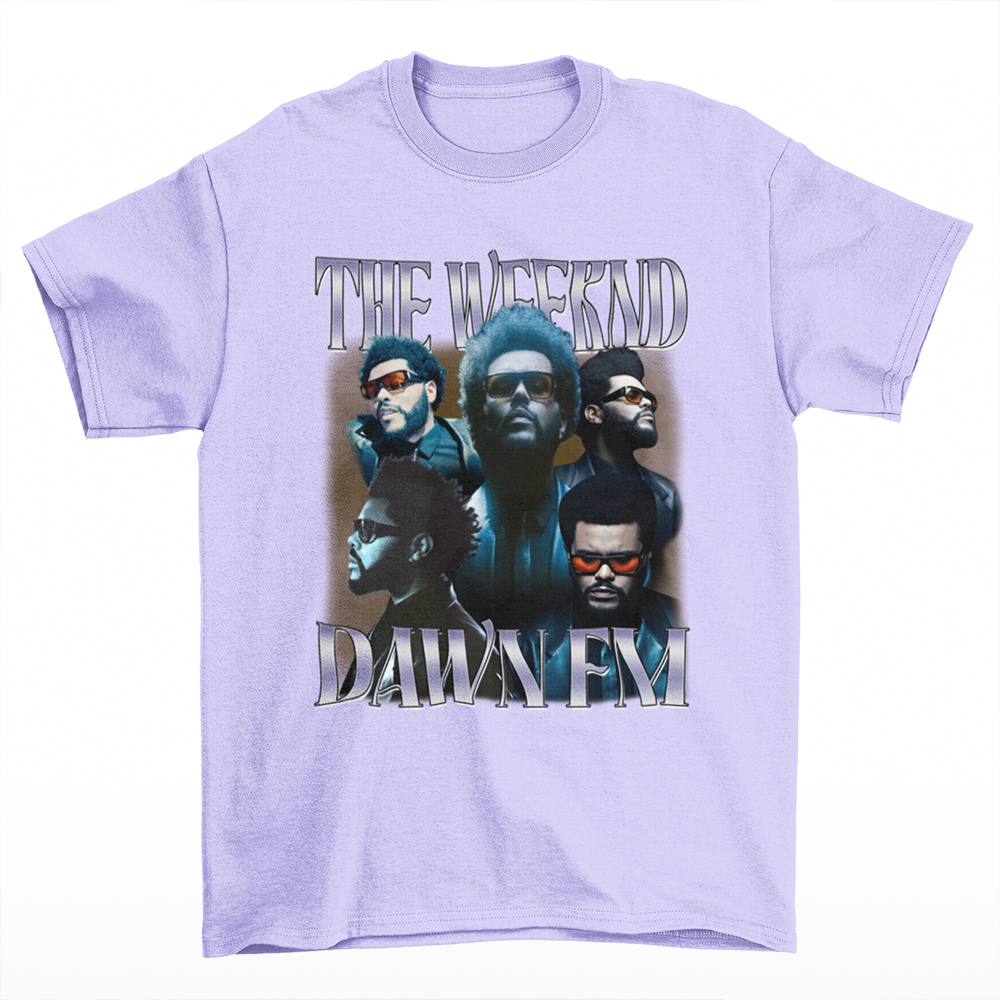 Camiseta Básica The Weeknd Down FM- Lilás