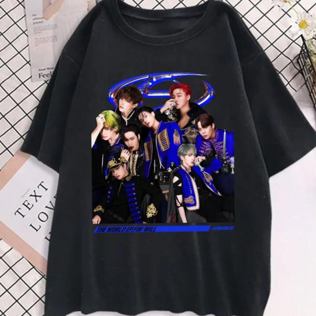 Camiseta Básica Ateez The World Ep Fin Will