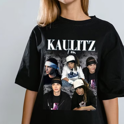 Camiseta Básica Tokio Hotel Tom Kaulitz Graphic