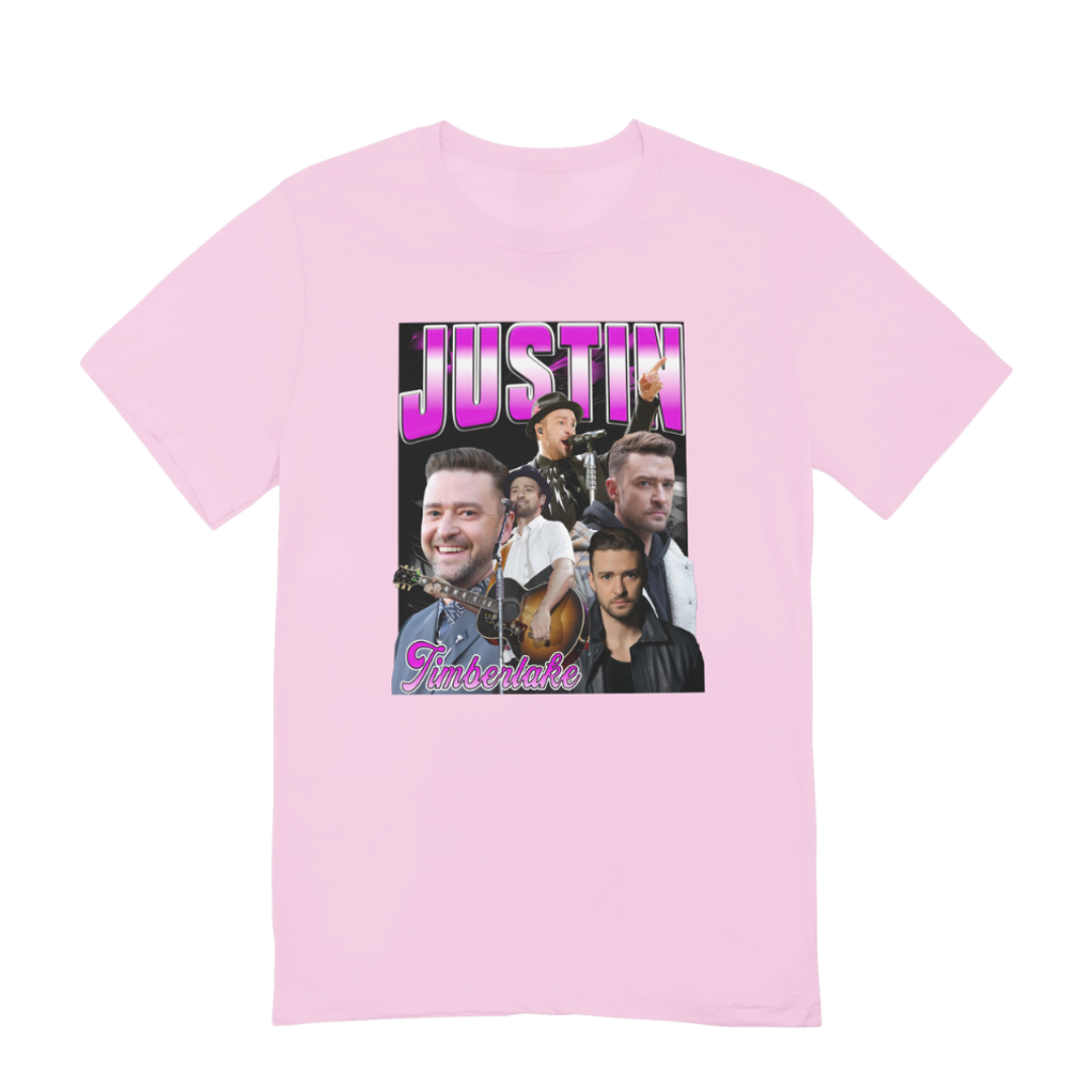 Camiseta Básica Justin Timberlake Vintage