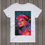 Camiseta Básica David Bowie Vintage Graphic Branco